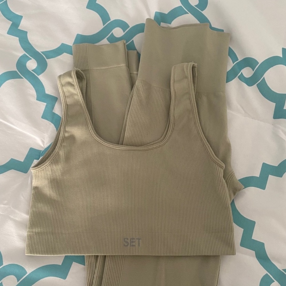 Set Active Chai Latte Leggings & Bra